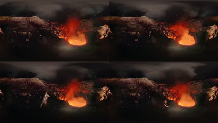 【VR全景】火山口实拍