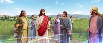 耶稣传教耶稣受难基督教三维动画