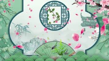 《蜀绣》水墨背景 《蜀绣》水墨背景