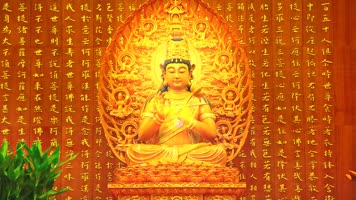 佛堂佛光普照佛祖宗教动态背景素材