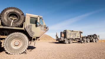 雷达车军事装备军工科技