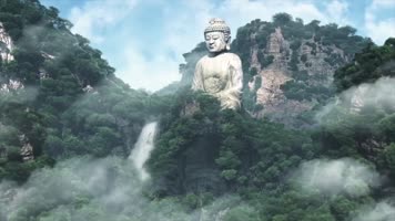 大佛宗教三维动画场景