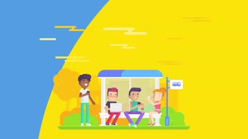 MG财经商务卡通人物动画