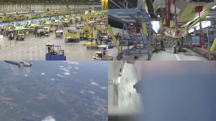 战斗机生产线工厂军工企业宣传片