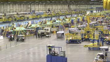 战斗机生产线工厂军工企业宣传片