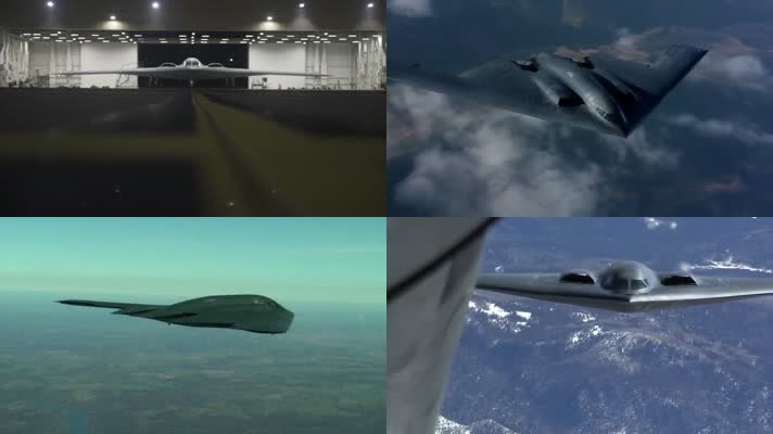 隐形轰炸机地毯式轰炸航空科技