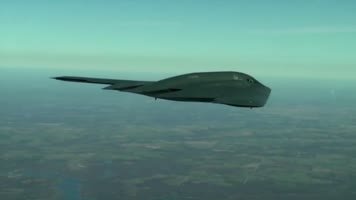 隐形轰炸机地毯式轰炸航空科技