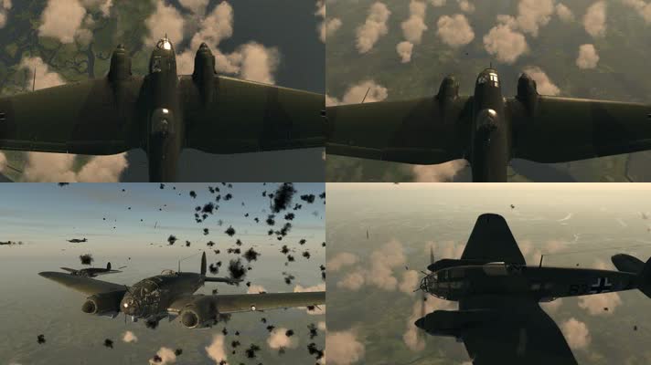 伦敦大轰炸3D动画