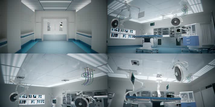 外科手术室3D动画医疗科技