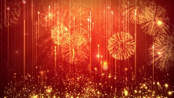 喜庆烟花背景循环