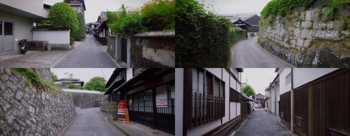 【4K】日本城镇街道穿梭