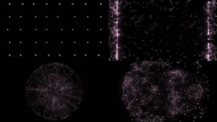 网络星光粒子光线变幻科技背景