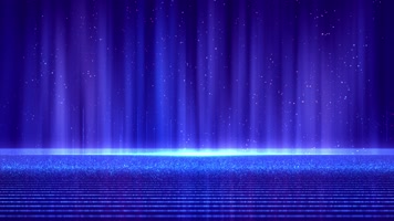 蓝色唯美粒子背景