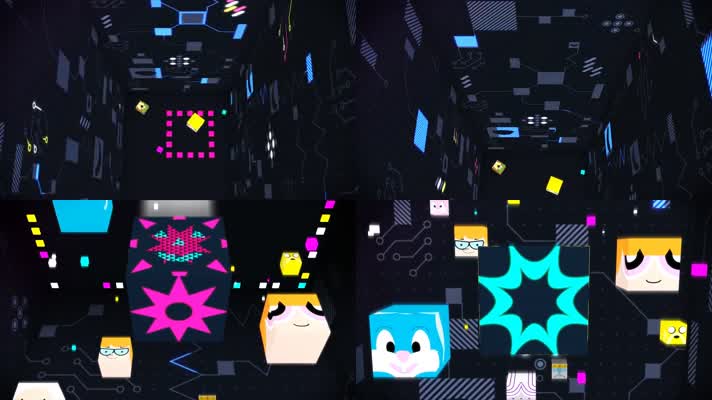 卡通游戏酒吧夜店素材