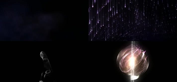 粒子特效开场视频