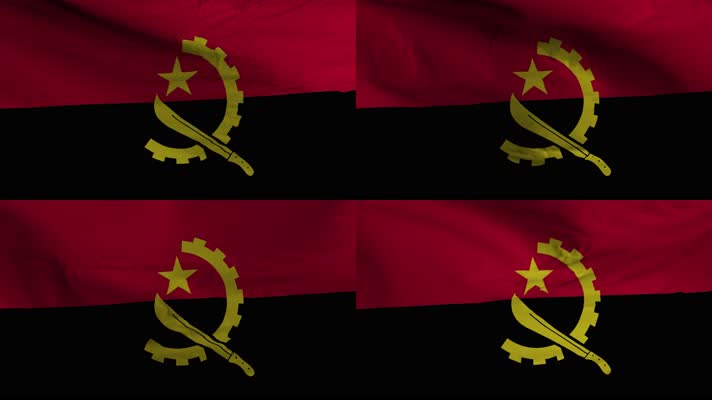 【4K】安哥拉国旗