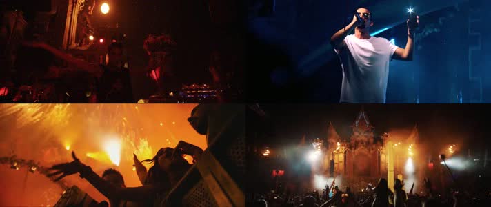 4k电子音乐节万人狂欢