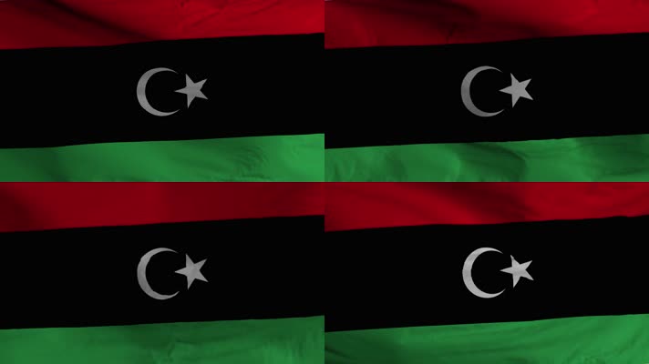 【4K】利比亚国旗（2011年后）