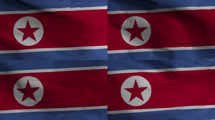 【4K】朝鲜国旗