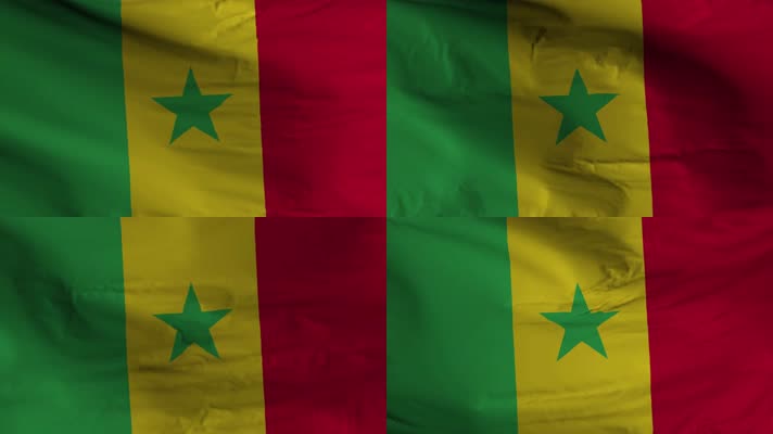 【4K】塞内加尔国旗