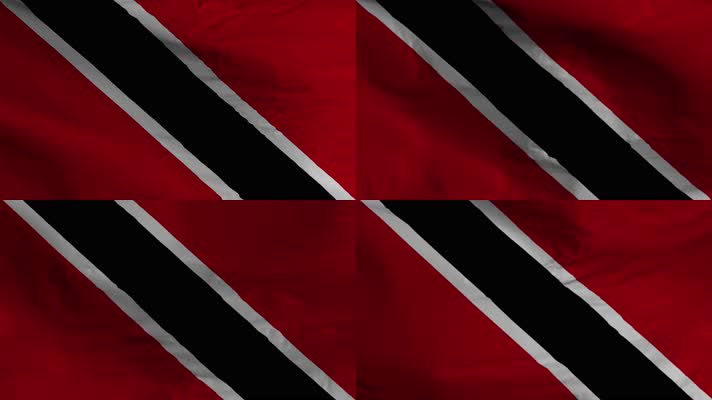 【4K】特立尼达和多巴哥国旗