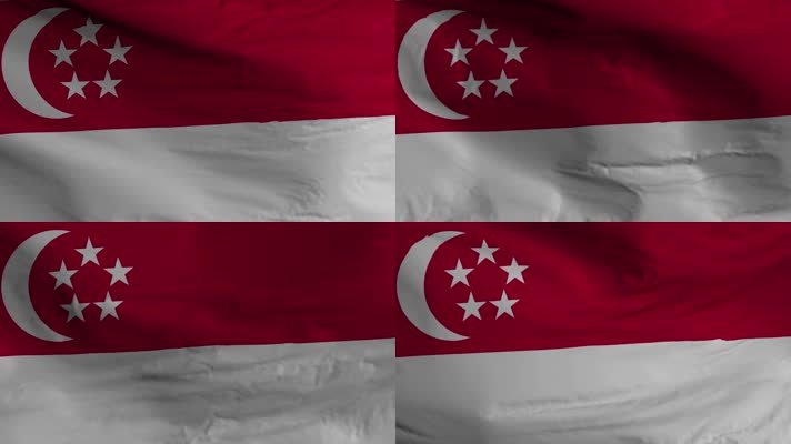 【4K】新加坡国旗