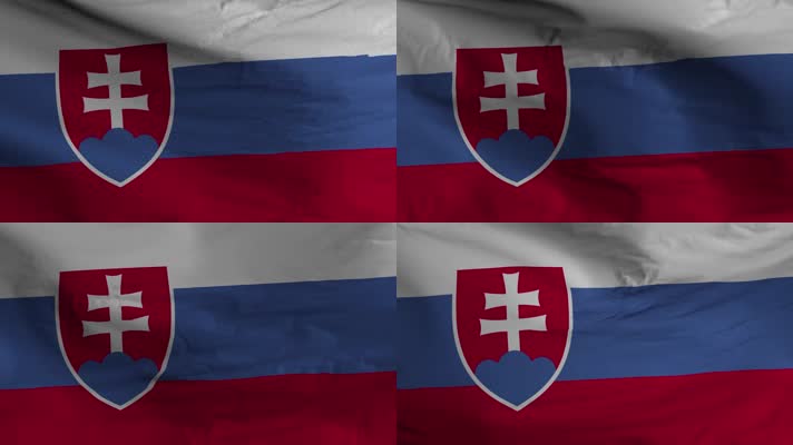 【4K】斯洛伐克国旗