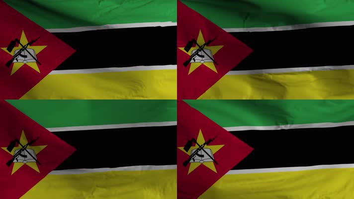 【4K】莫桑比克国旗