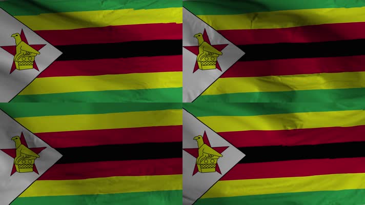 【4K】津巴布韦国旗