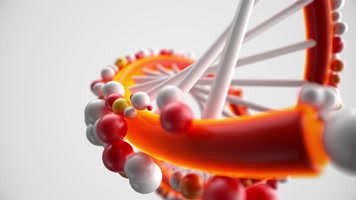 4K三维DNA基因序列视频