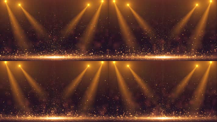 4K灯光粒子颁奖背景循环