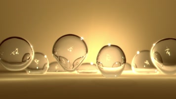 金色粒子光效气泡头发护理营养补充栏目包装 金色粒子光效气泡头发护理营养补充栏目包装