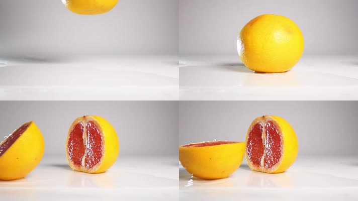 橙子水果产品视频实拍素材