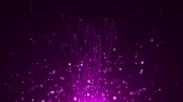 紫色唯美粒子散开循环