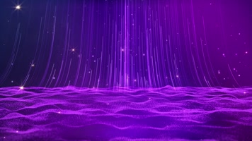紫色线条粒子背景循环