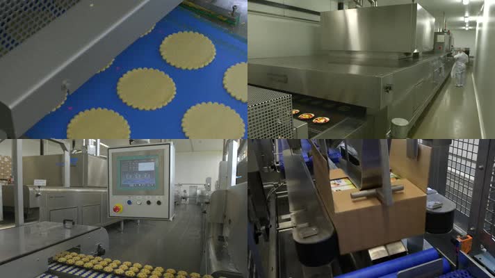 饼干自动化生产视频