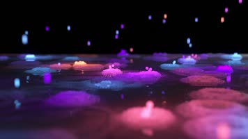 趣味卡通音乐雨滴