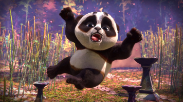 2020震撼动感中国风3D卡通大熊猫片头