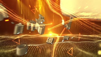 大气金色晚会年会片头