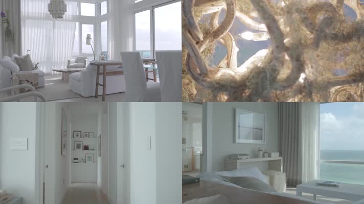 海景房别墅洋房样板间室内漫游实拍