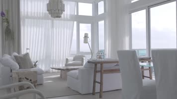 海景房别墅洋房样板间室内漫游实拍