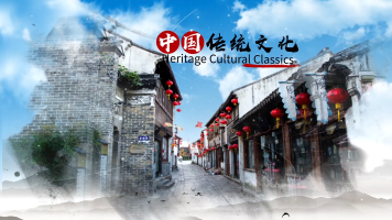 大气水墨卷轴中国风图文展示片头AE模版