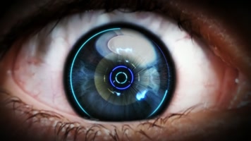 眼睛科技穿梭科技背景动态素材