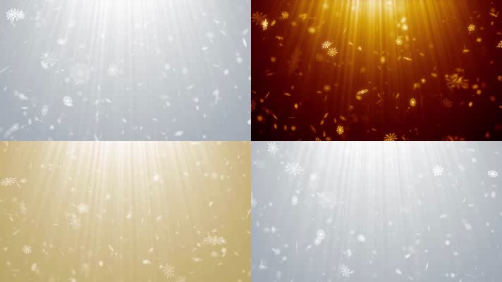 4K雪落下的声音配乐成品