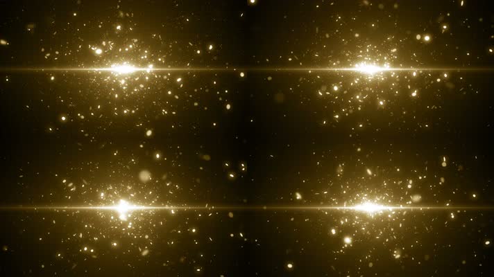 4K金色粒子飞散舞台背景视频