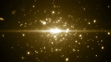 4K金色粒子飞散舞台背景视频