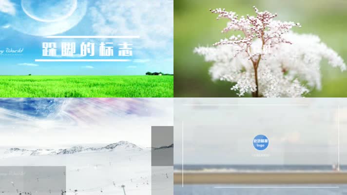 动感节奏快闪快切视频标志开场AE模板