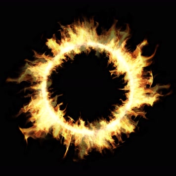 4K旋转火圈循环通道