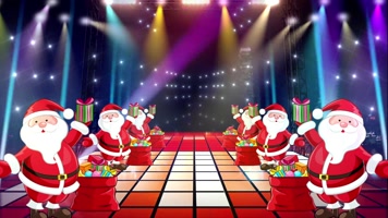 唯美圣诞节背景LED视频