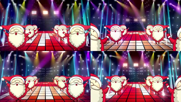 唯美圣诞节背景LED视频